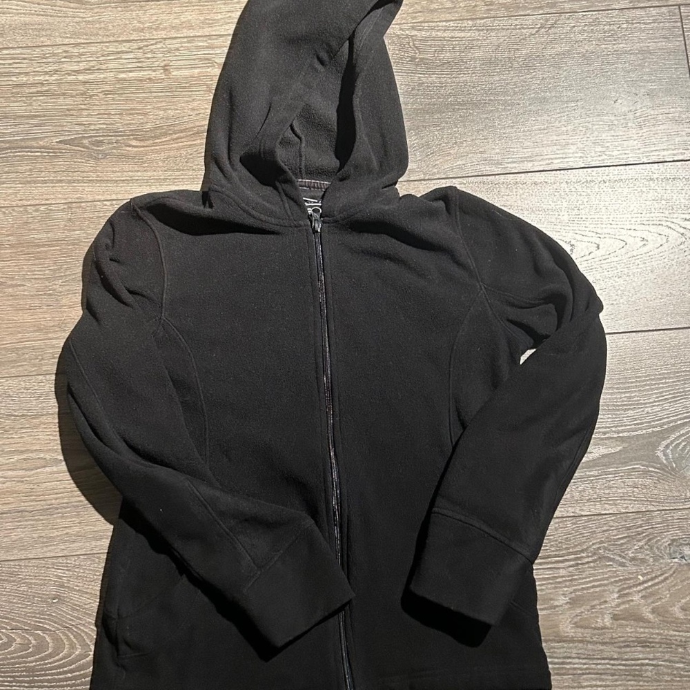 Tek Gear black zip up Polyester